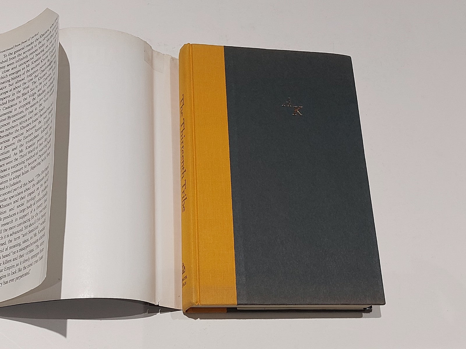 The Thriteenth Tribe By Arthur Koestler (1976) [Random House, NY] 1st Ed Hb Book3