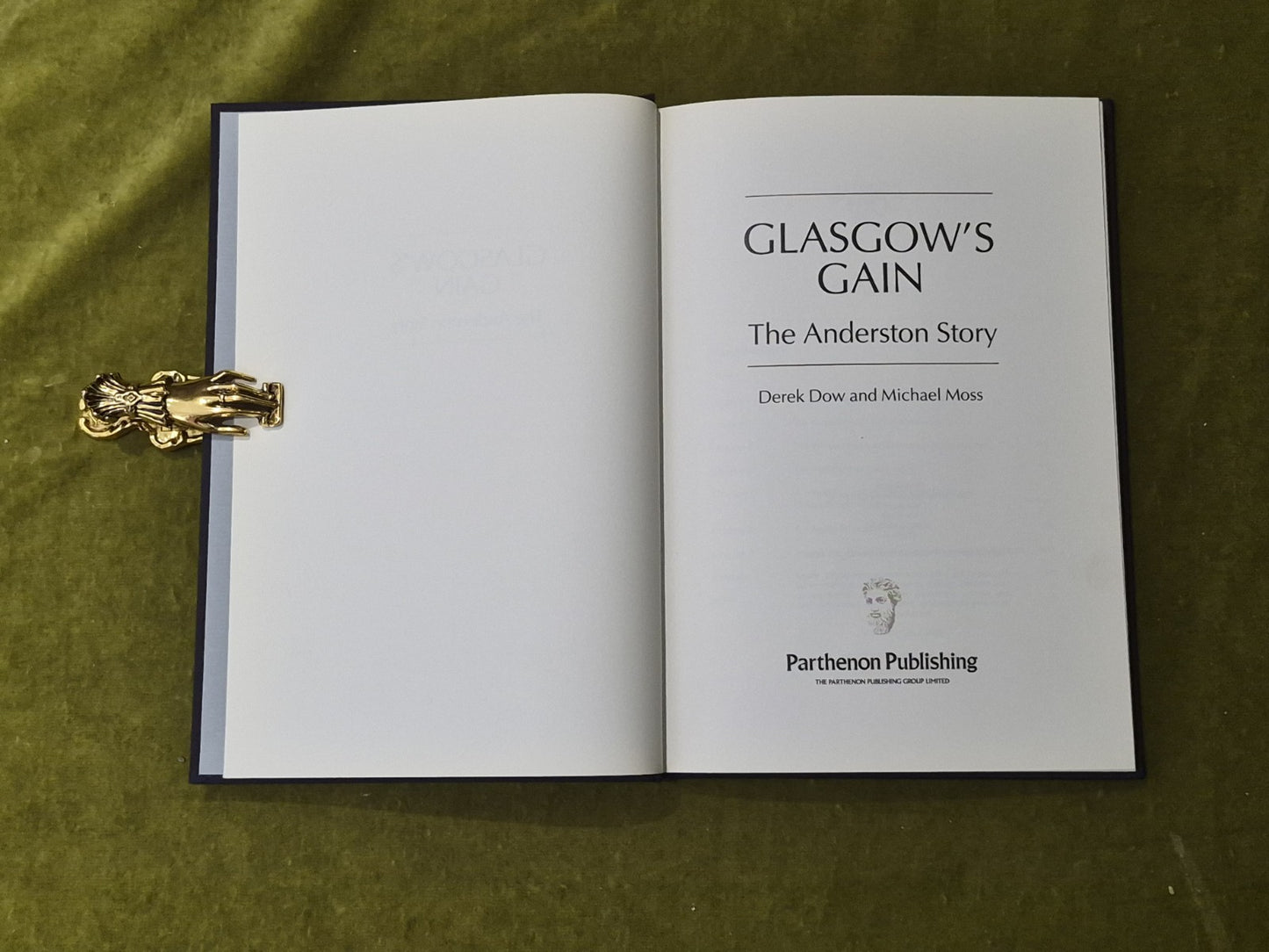 Glasgow's Gain the Anderston Story - Derek Dow, Michael Moss, Parthenon 1986 1st3