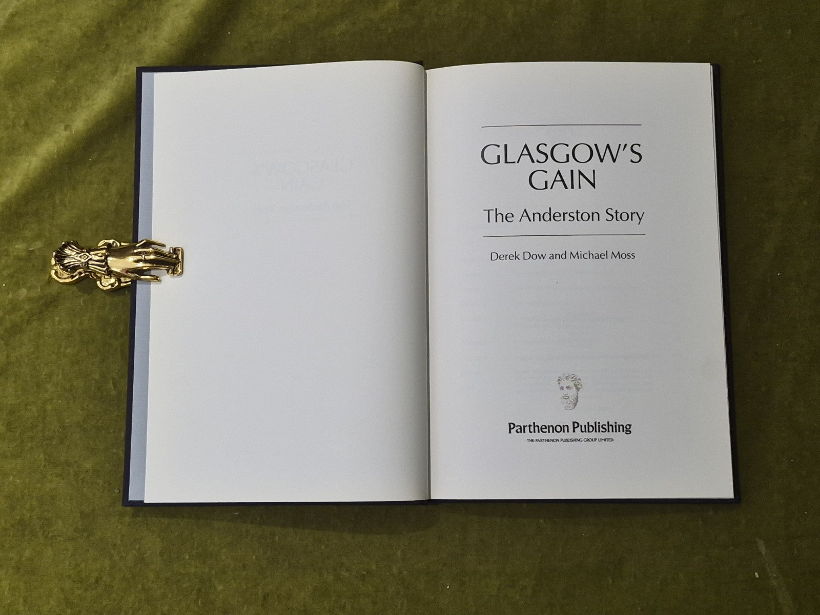 Glasgow's Gain the Anderston Story - Derek Dow, Michael Moss, Parthenon 1986 1st3