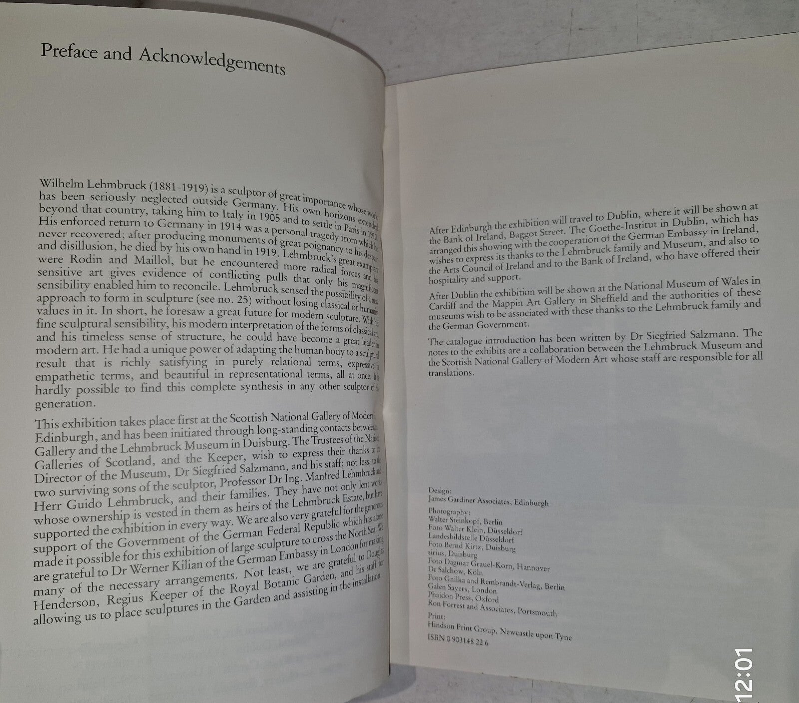 Wilhelm Lehmbruck, 18811919 Scottish National Gallery Of Modern Art. 19793