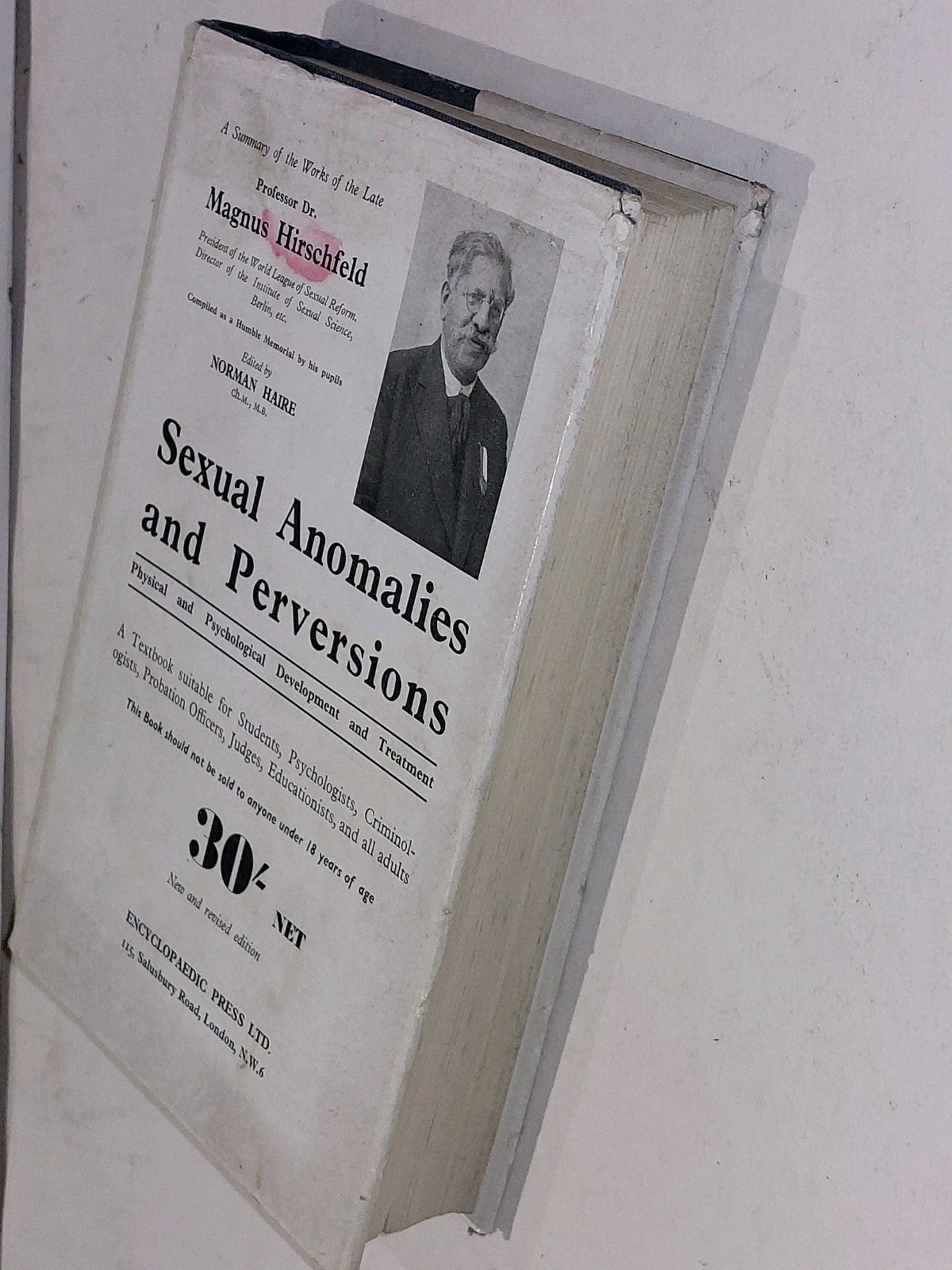 Sexual Anomalies and Perversions by Prof Dr Magnus Hirschfeld, Hardback (1953)3
