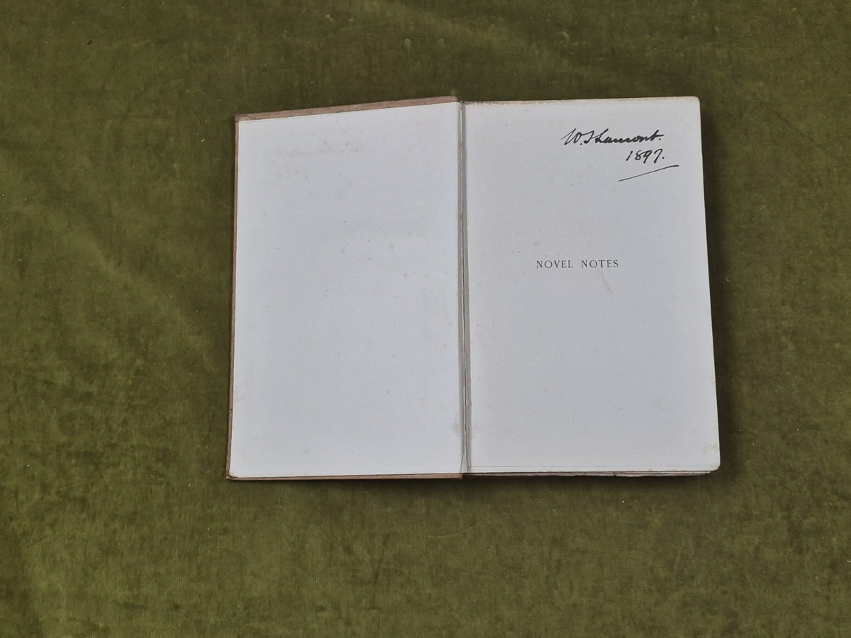 Novel Notes by Jerome K Jerome , Leadenhall Press 1893 illustrated HB3