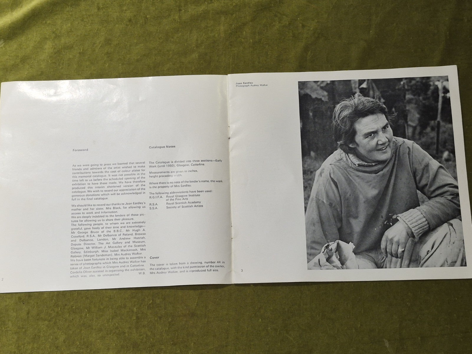 Joan Eardley RSA (1921-1963) Memorial Exhibition catalogue 19643