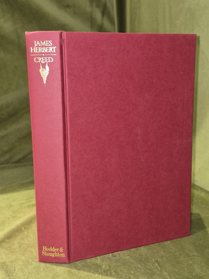 Creed - SIGNED by James Herbert , Hodder & Stoughton 1990 1st HB DJ2