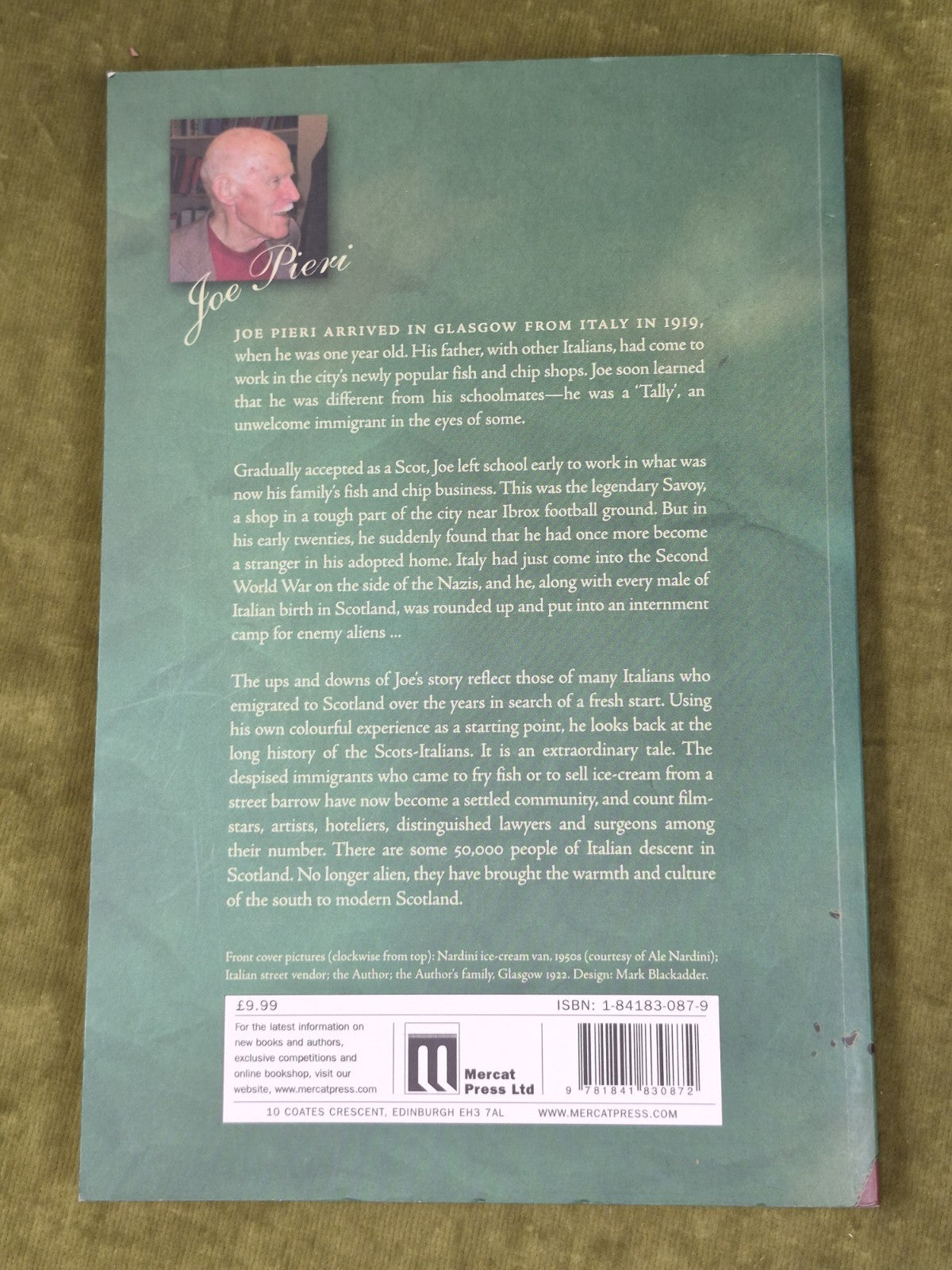 The Scots-Italians: Recollections of an Immigrant Pieri, Joe2