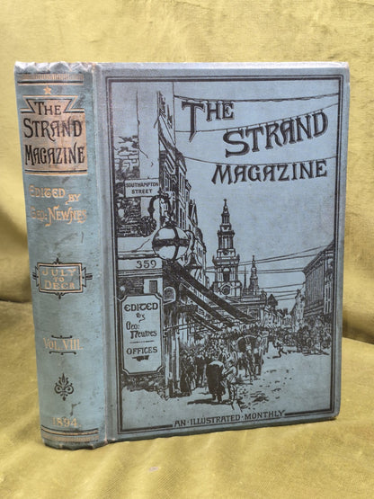 Strand Magazine 1894 Vol 8 July to Dec Conan Doyle Original Binding0