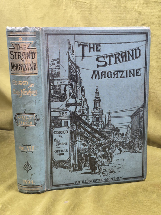 Strand Magazine 1894 Vol 8 July to Dec Conan Doyle Original Binding0