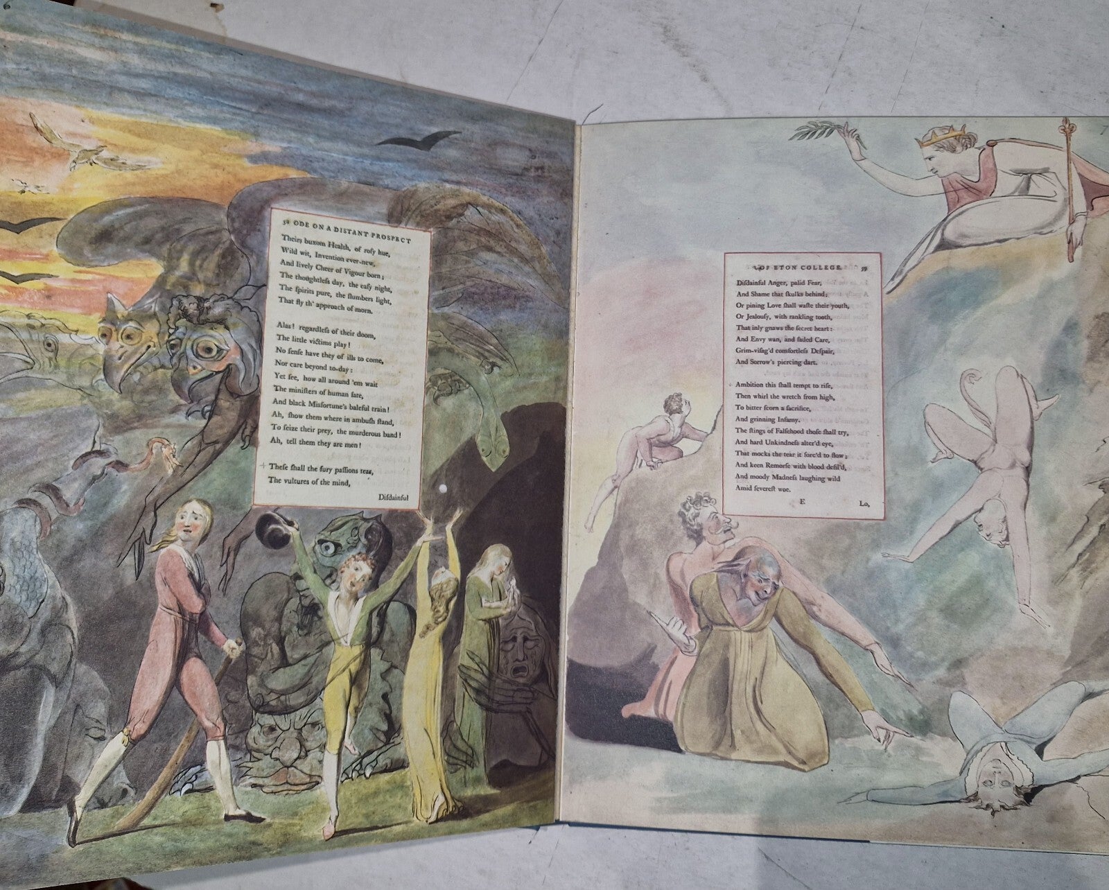 POEMS BY MR. GRAY : Drawings by William Blake (1972, Hardback & Dustjacket)11