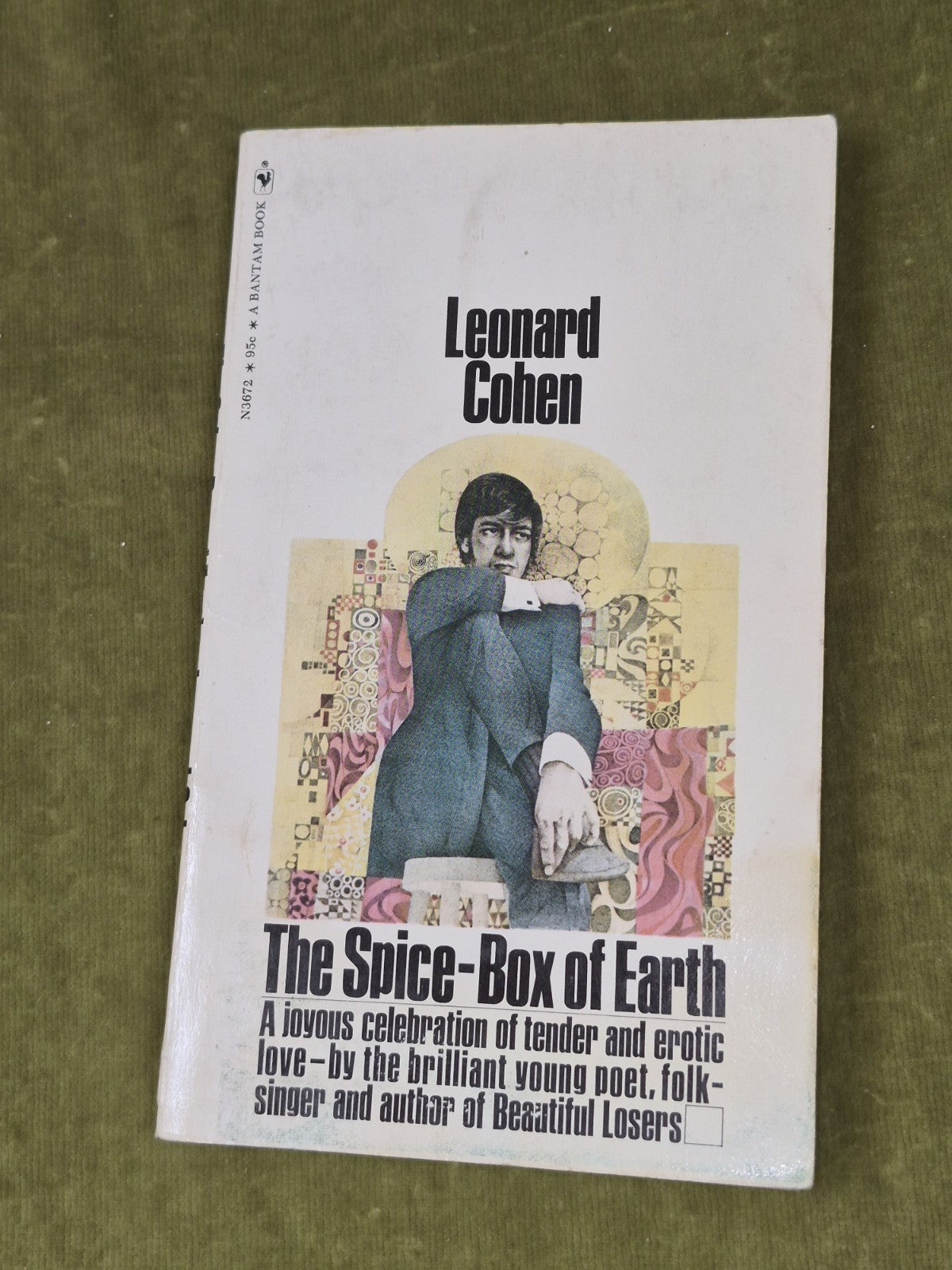 Leonard Cohen The Spice-Box of Earth 1970 Bantam Paperback0