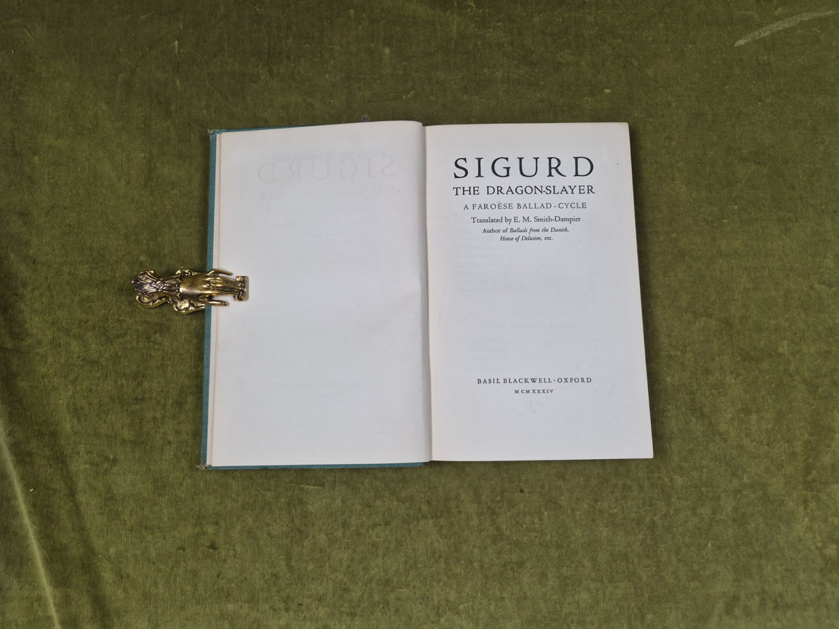 Sigurd the Dragon-slayer - trans. E M Smith-Dampier 1934 Blackwell HB5