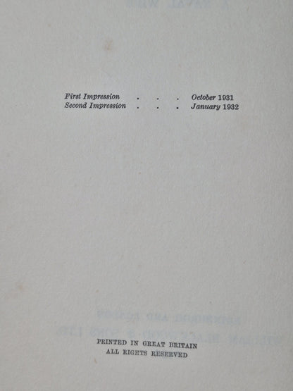 My Deeds and Misdeeds By A Naval Wife Second Impression 1932 William Blackwood5