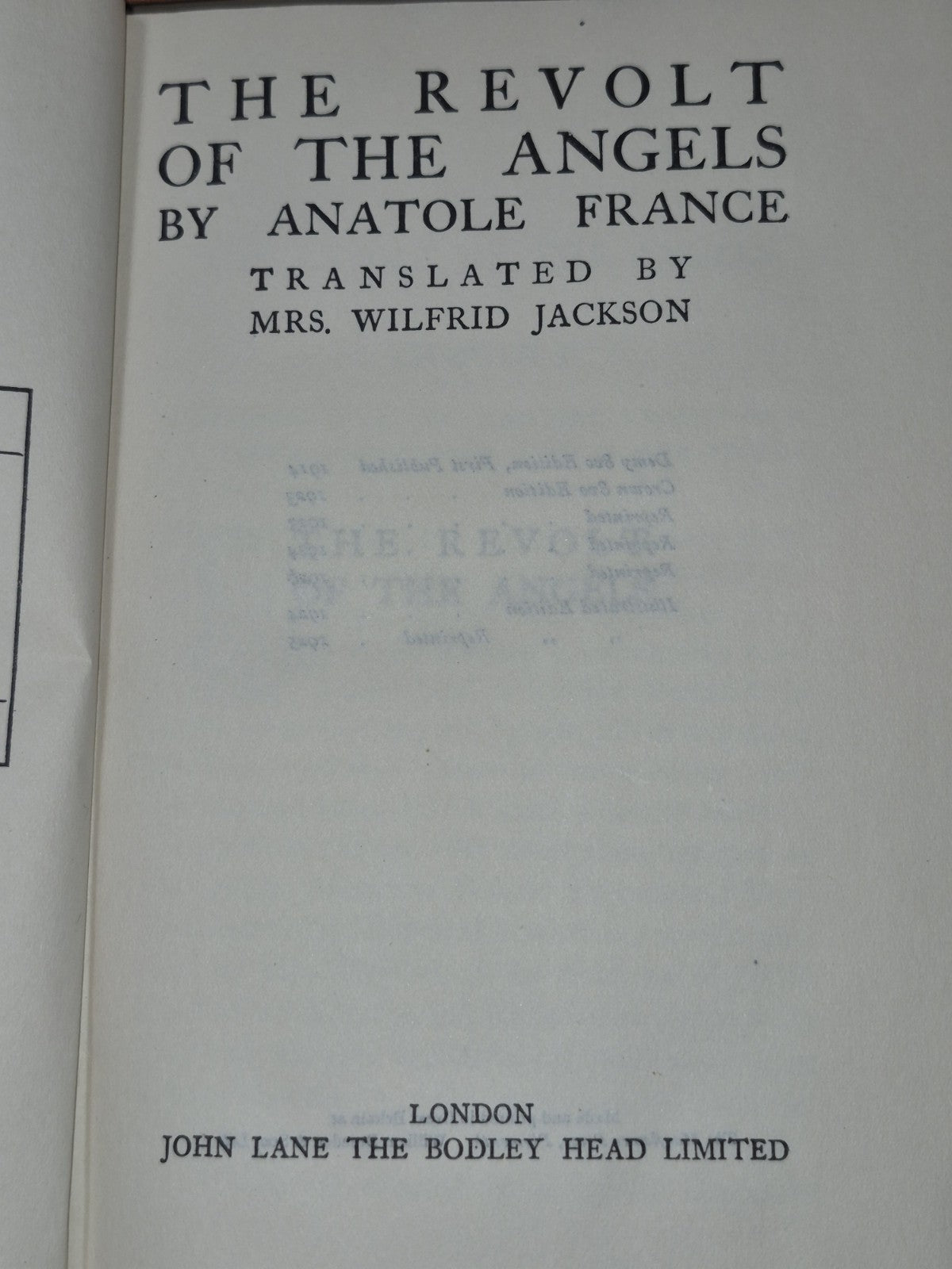 Anatole France Bodley Head Crown 8 Volumes Mixed Editions5