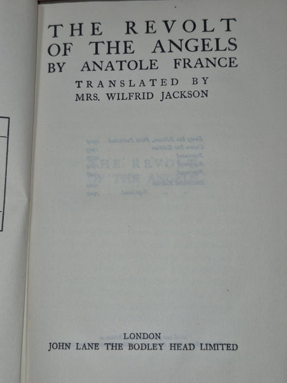 Anatole France Bodley Head Crown 8 Volumes Mixed Editions5