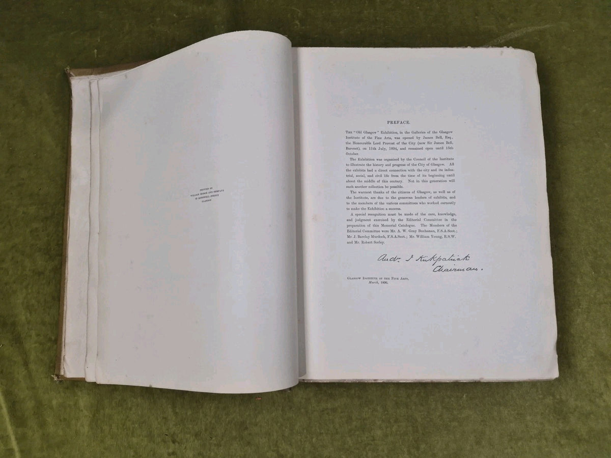 The Memorial Catalogue of the Old Glasgow Exhibition 1894. Limited Edition.6