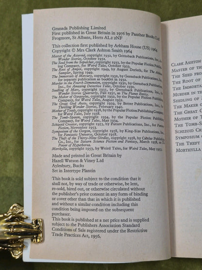 Clark Ashton Smith Genius Loci Tales Science Sorcery 19764