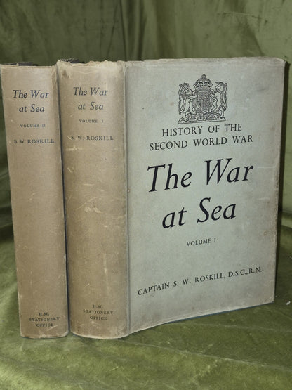 History of The Second World War - Vol I & 2 - The War At Sea by S. Roskill HMSO0