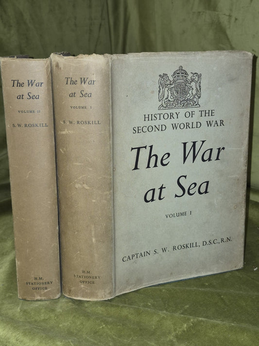 History of The Second World War - Vol I & 2 - The War At Sea by S. Roskill HMSO0