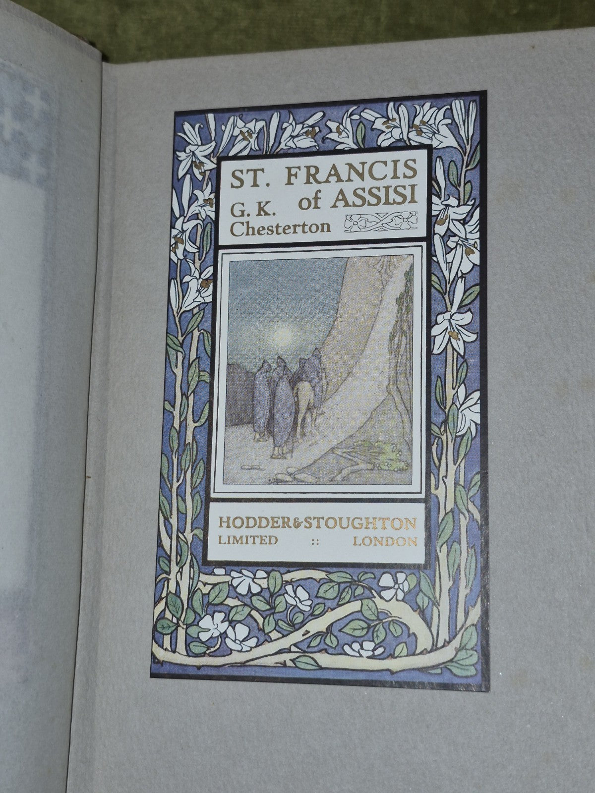 St. Francis of Assisi by G.K. Chesterton Hodder & Stoughton 1926 Cayley-Robinson5