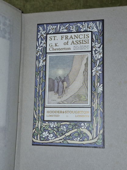 St. Francis of Assisi by G.K. Chesterton Hodder & Stoughton 1926 Cayley-Robinson5