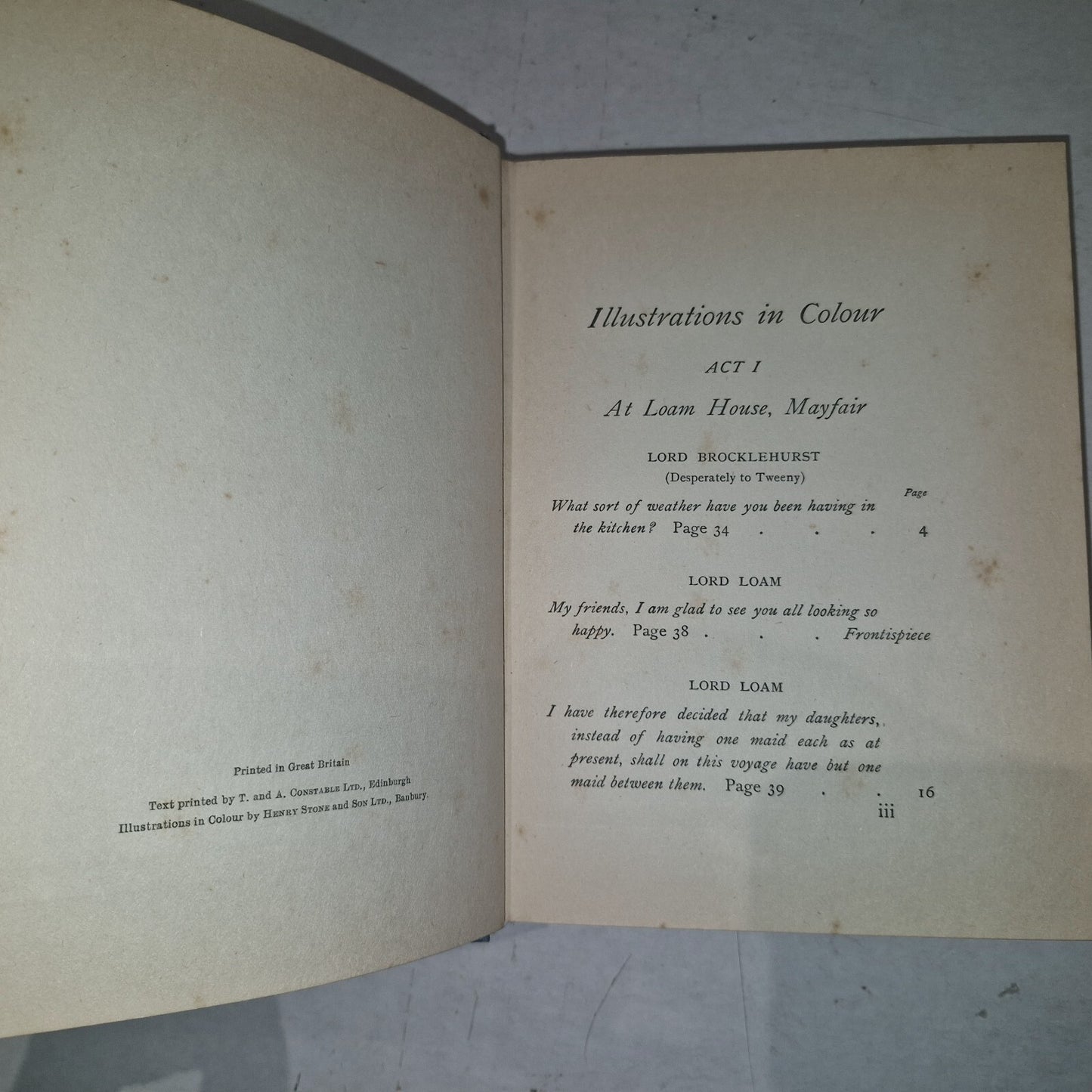 J. M. BARRIE The Admirable Crichton. Hugh Thomson tipped in colour Plts Hodder &8