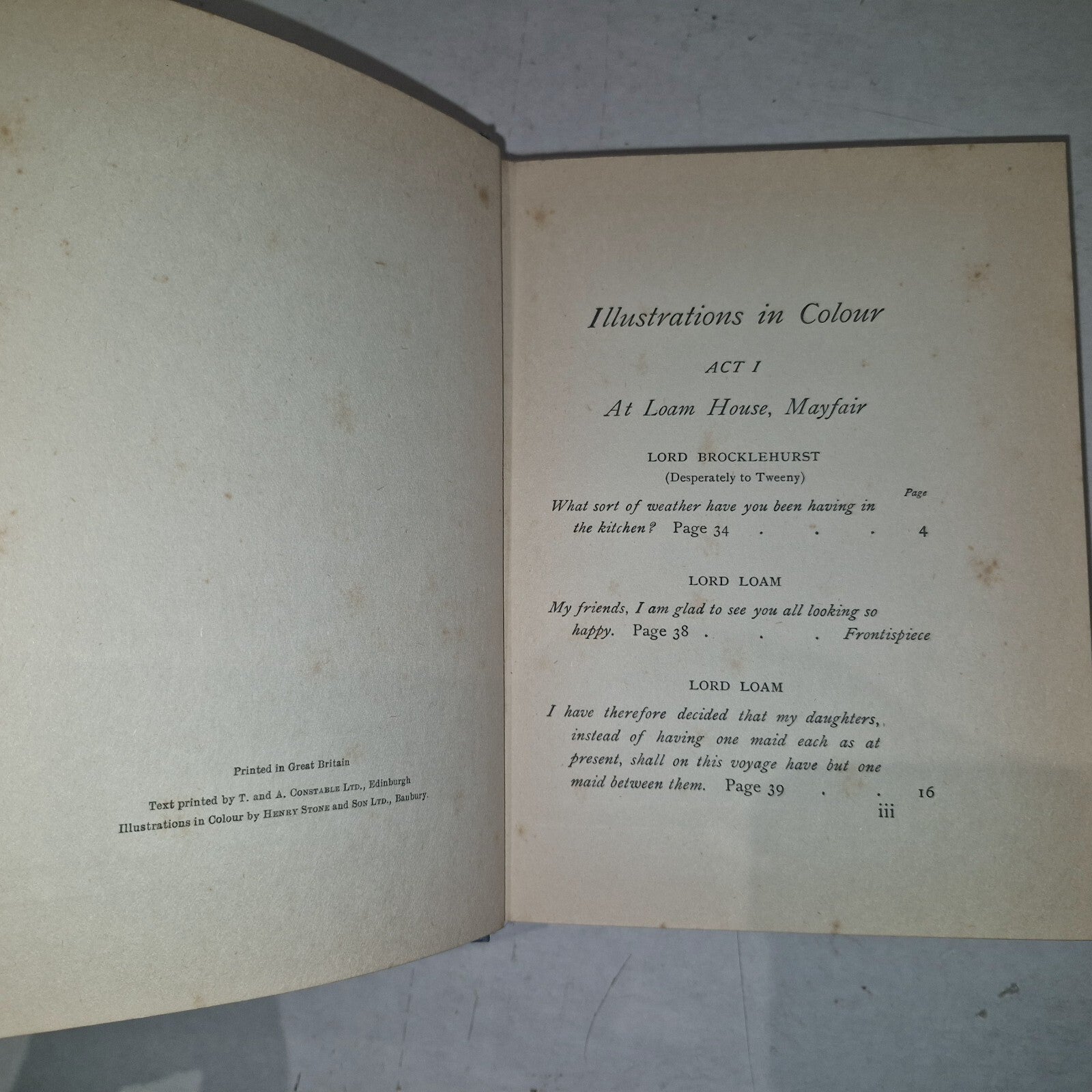 J. M. BARRIE The Admirable Crichton. Hugh Thomson tipped in colour Plts Hodder &8