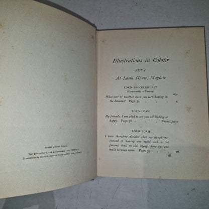 J. M. BARRIE The Admirable Crichton. Hugh Thomson tipped in colour Plts Hodder &8