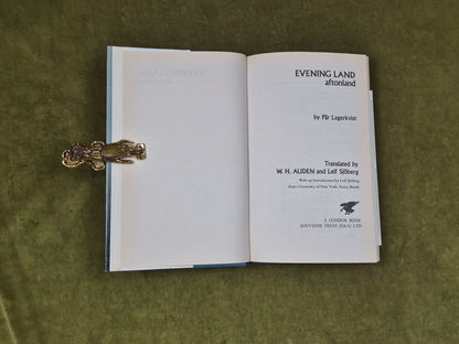 Pär Lagerkvist - Evening Land Aftonland : Souvenir Bi-Lingual 1977 1st UK HB DJ3