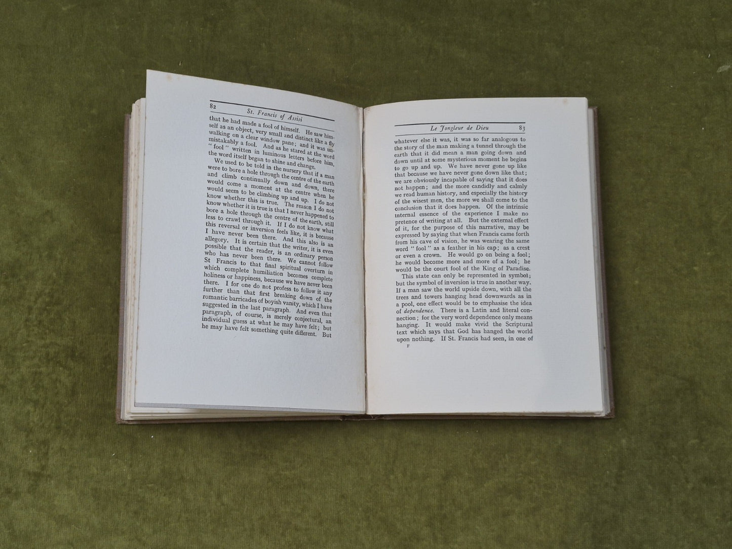 St. Francis of Assisi by G K Chesterton Hodder & Stoughton illus Cayley-Robinson6