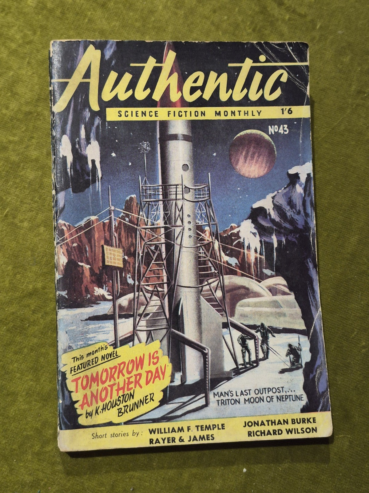 Authentic Science Fiction Monthly Hamilton 1950s Issues 29 and 32 to 50. Job Lot14