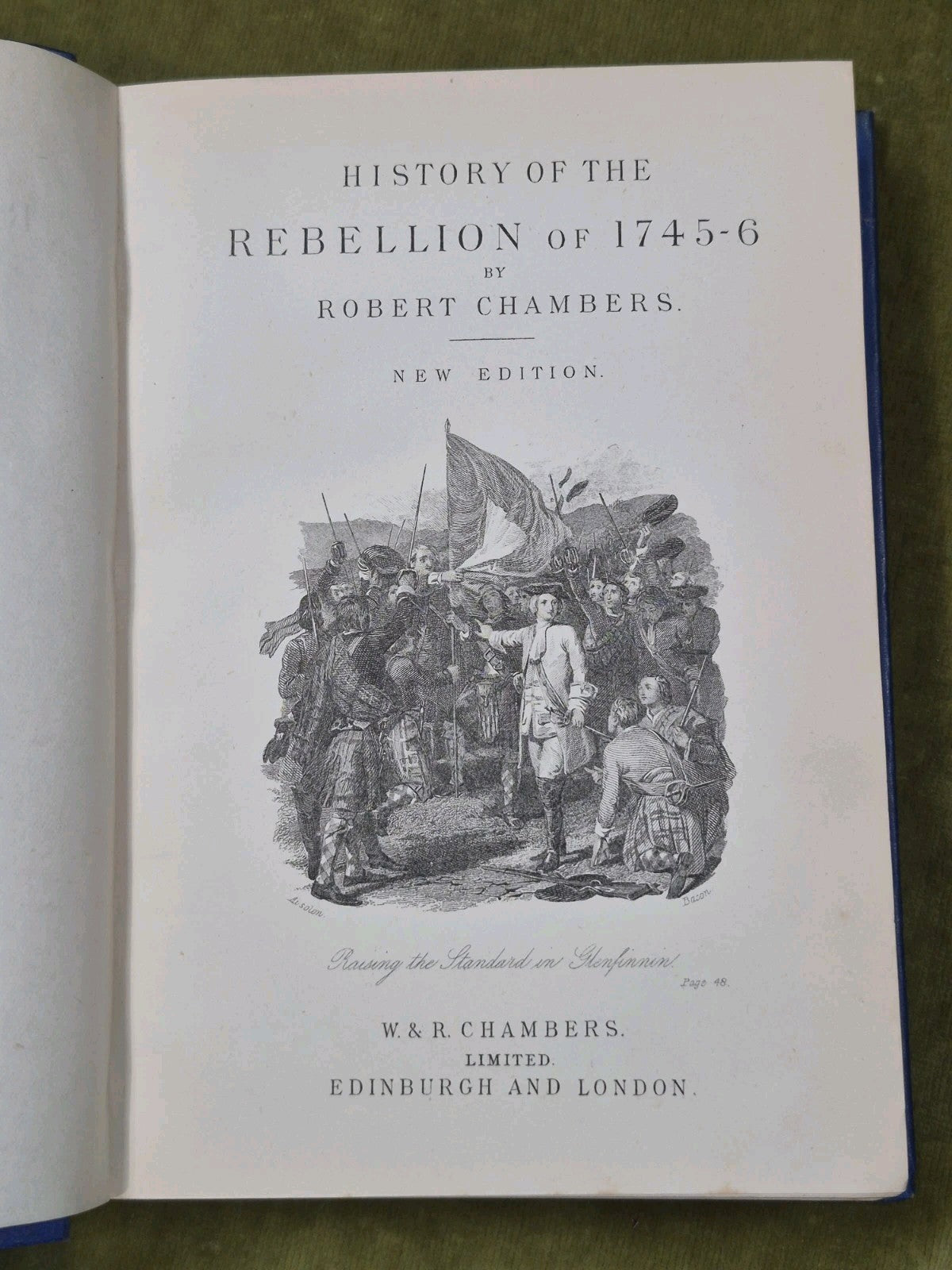 History of the Rebellion 1745-6 Robert Chambers Seventh Edition c. 18693