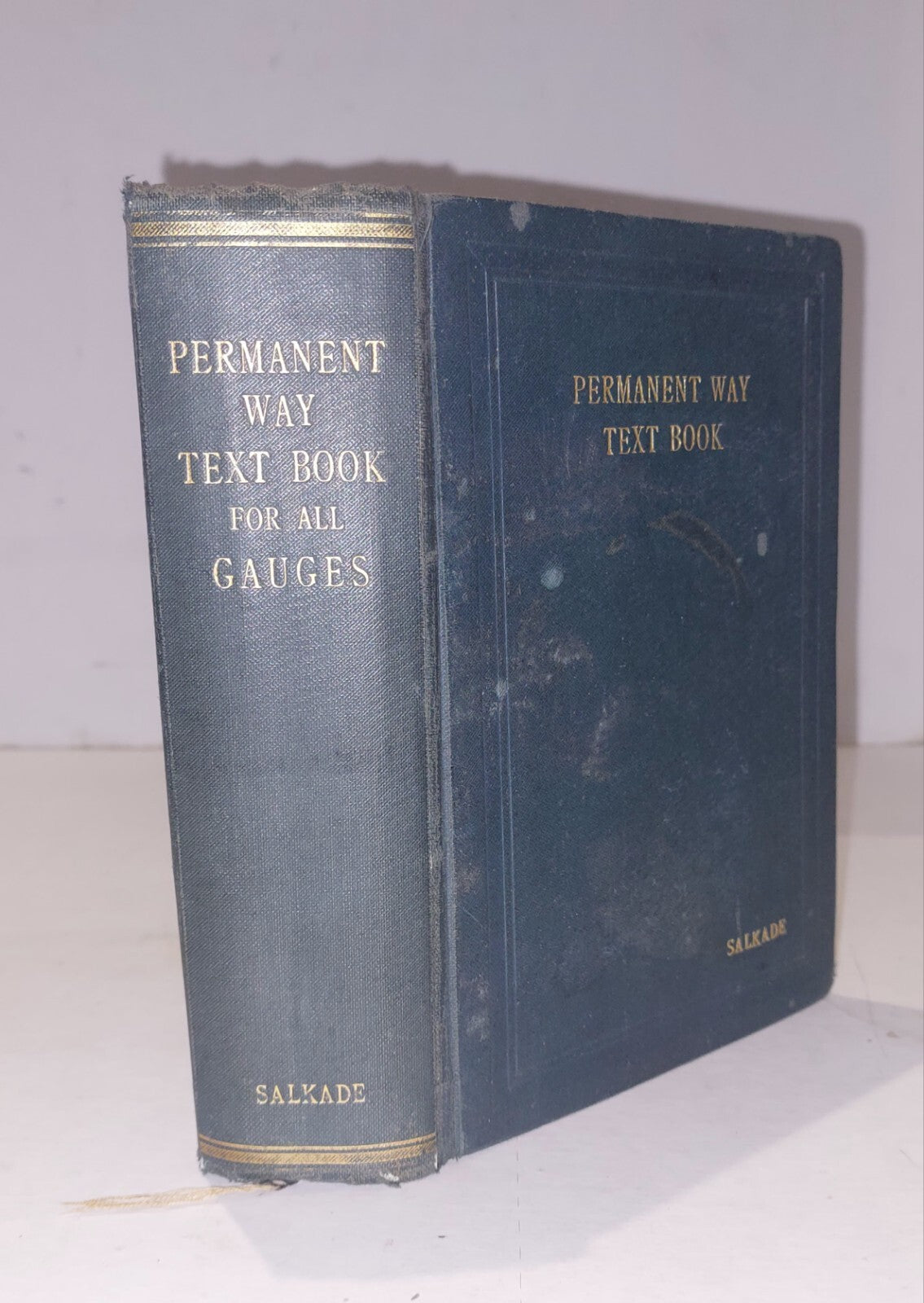 Permanent Way Text Book Of Gauges Book By K. N. Sadkade (1934) Railway Book 0