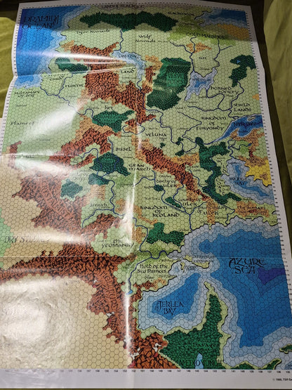 THE WORLD OF GREYHAWK Vintage Advanced Dungeons and Dragons 19803