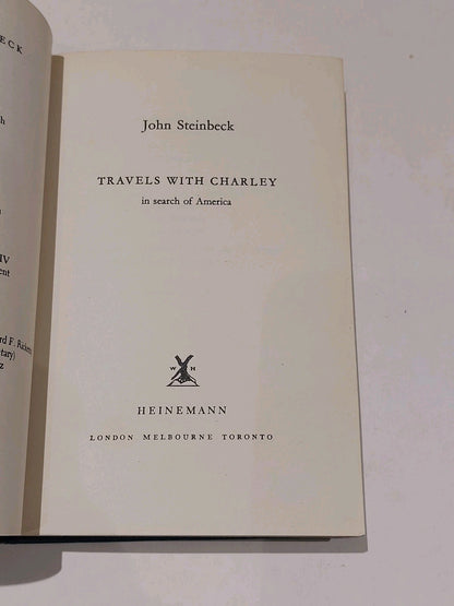 Travels With Charley John By Steinbeck UK  Hb Book (1963)4