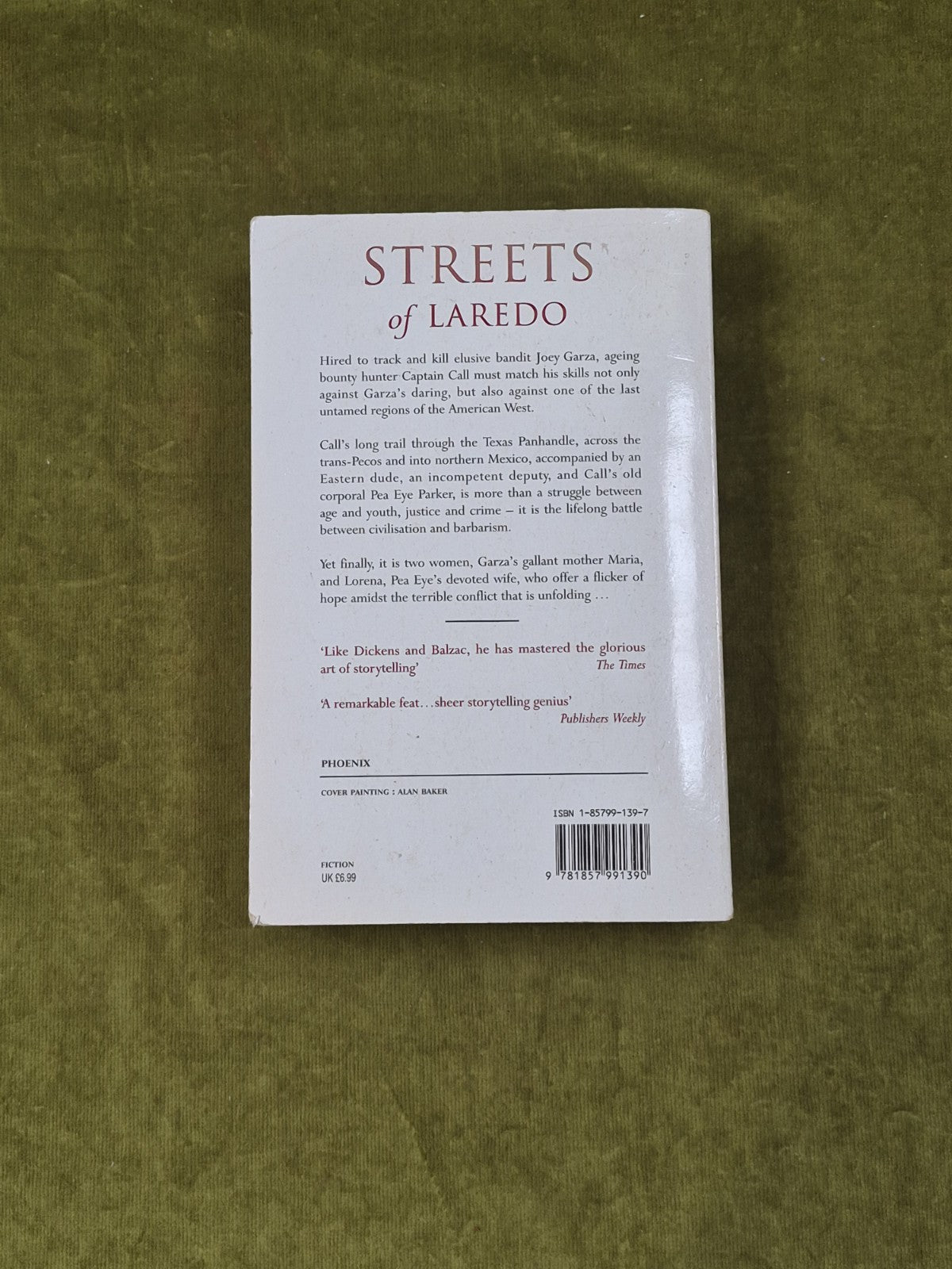Streets Of Laredo - Larry McMurtry , Phoenix 1994 2nd Impression Paperback1