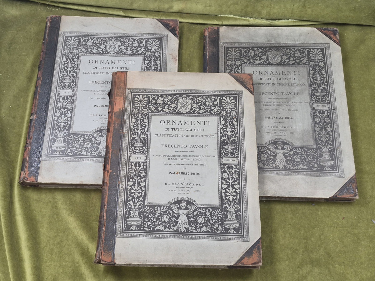 Ornamenti di tutti gli stili classificati in ordine storico 1881 Hoepli Boito2