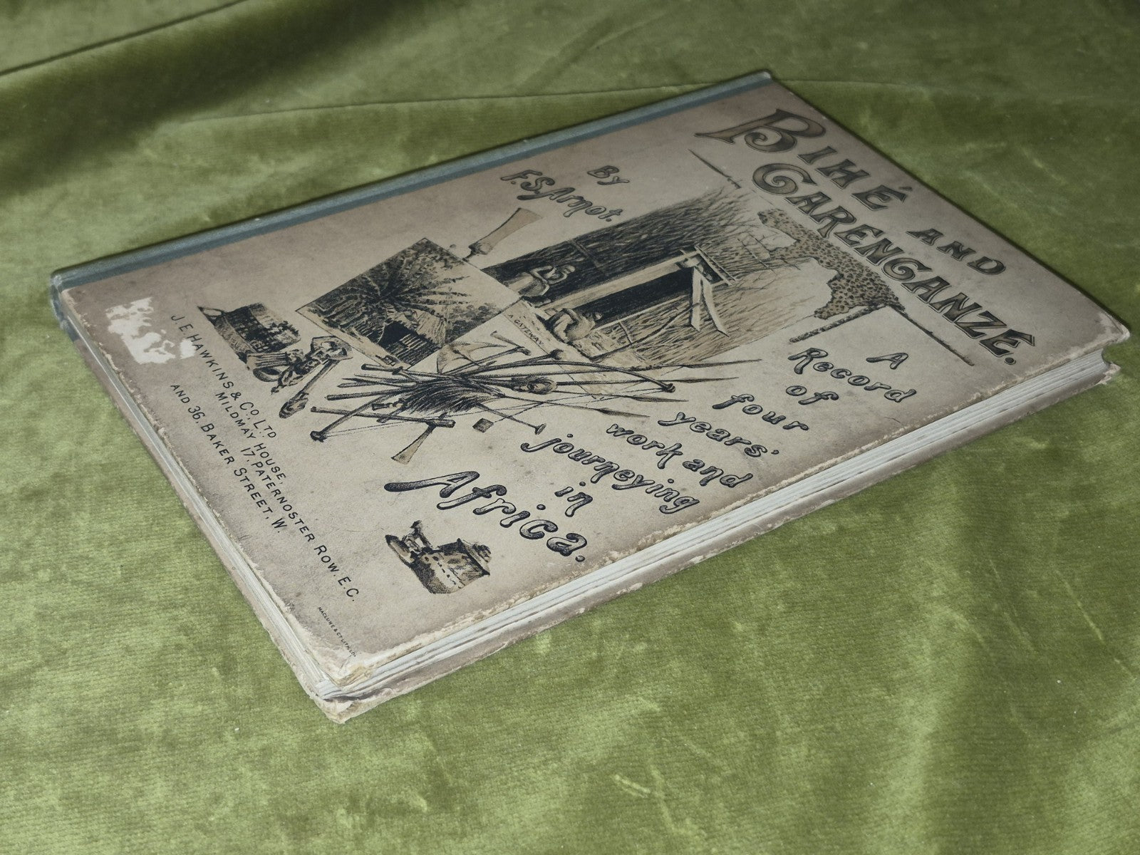 Bihe and Garenganze ( 1893) Fred S. Arnot London Complete With 2 Maps2