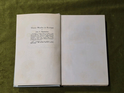 1910 Three Weeks In Holland And Belgium by Higinbotham4