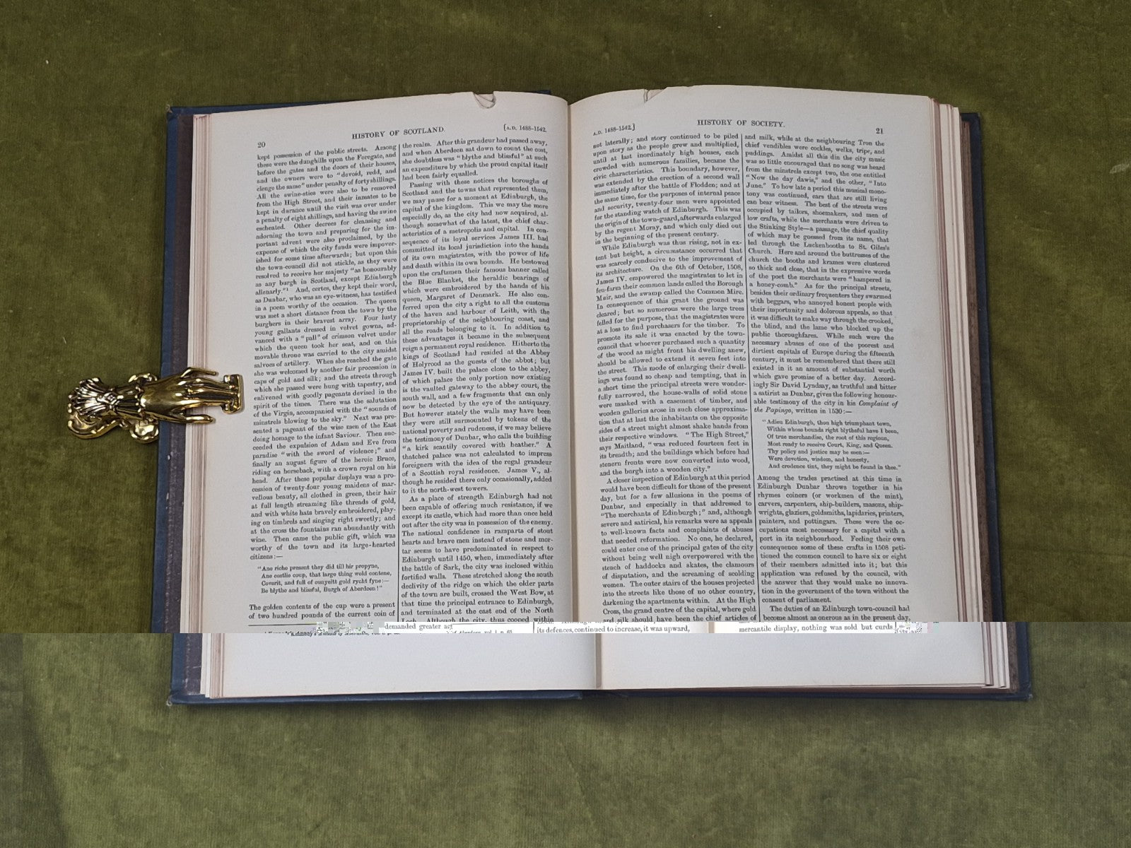 A History of The Scottish People in 6 Vols - Thomas Thomson , Blackie 189310