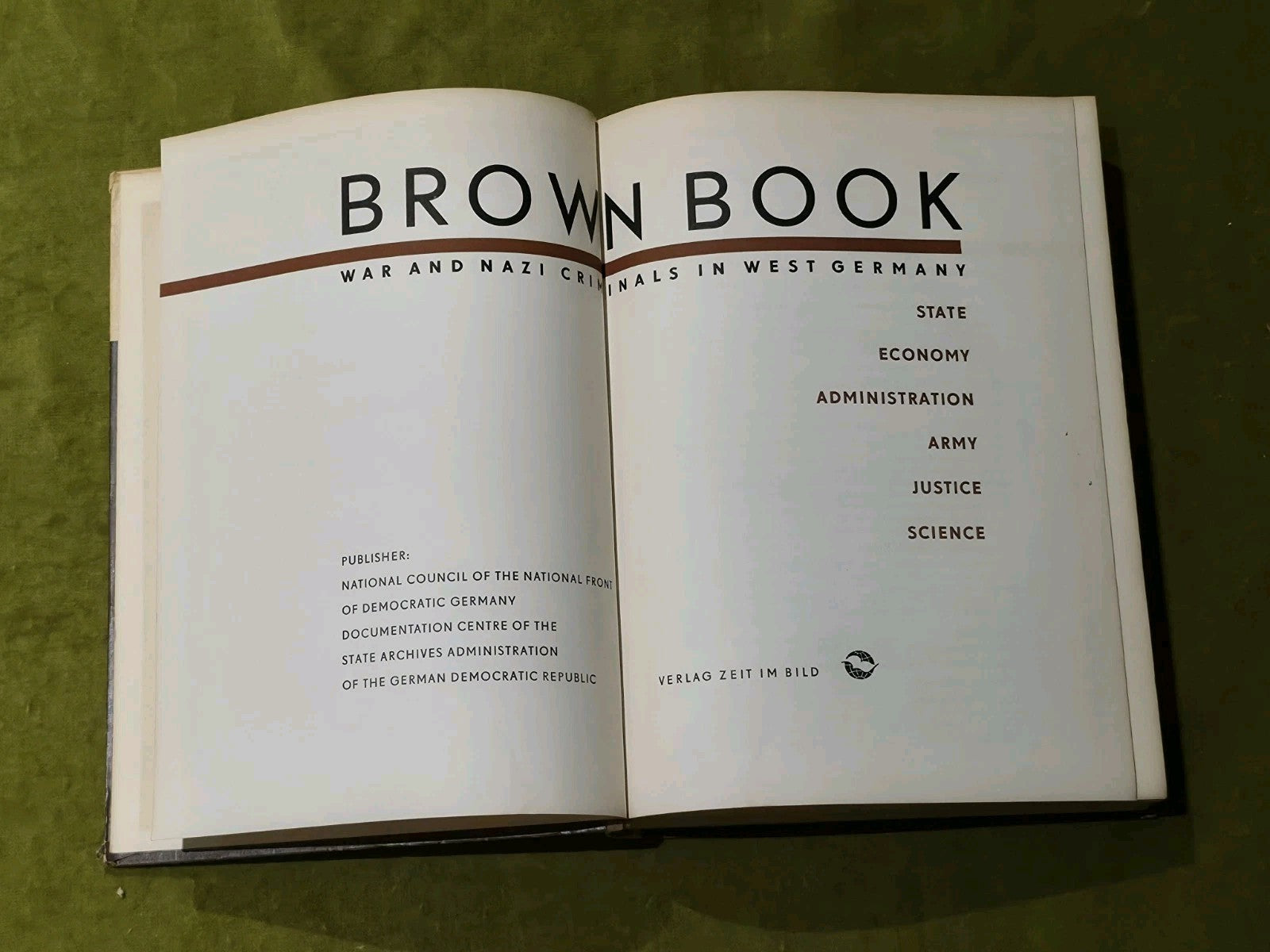 Brown Book: War and Nazi Criminals in West Germany3