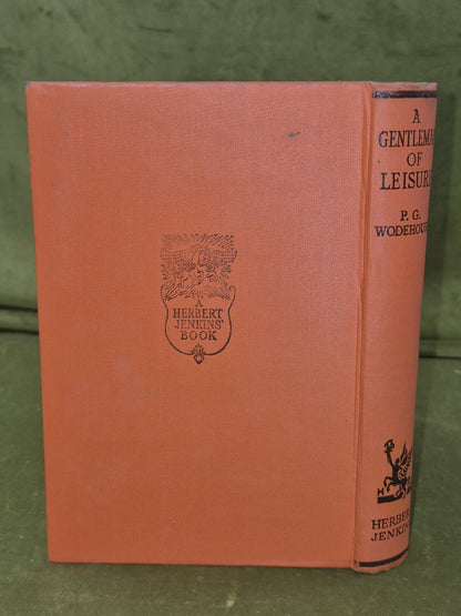 A Gentleman of Leisure Wodehouse First Edition Herbert Fourteenth Printing3