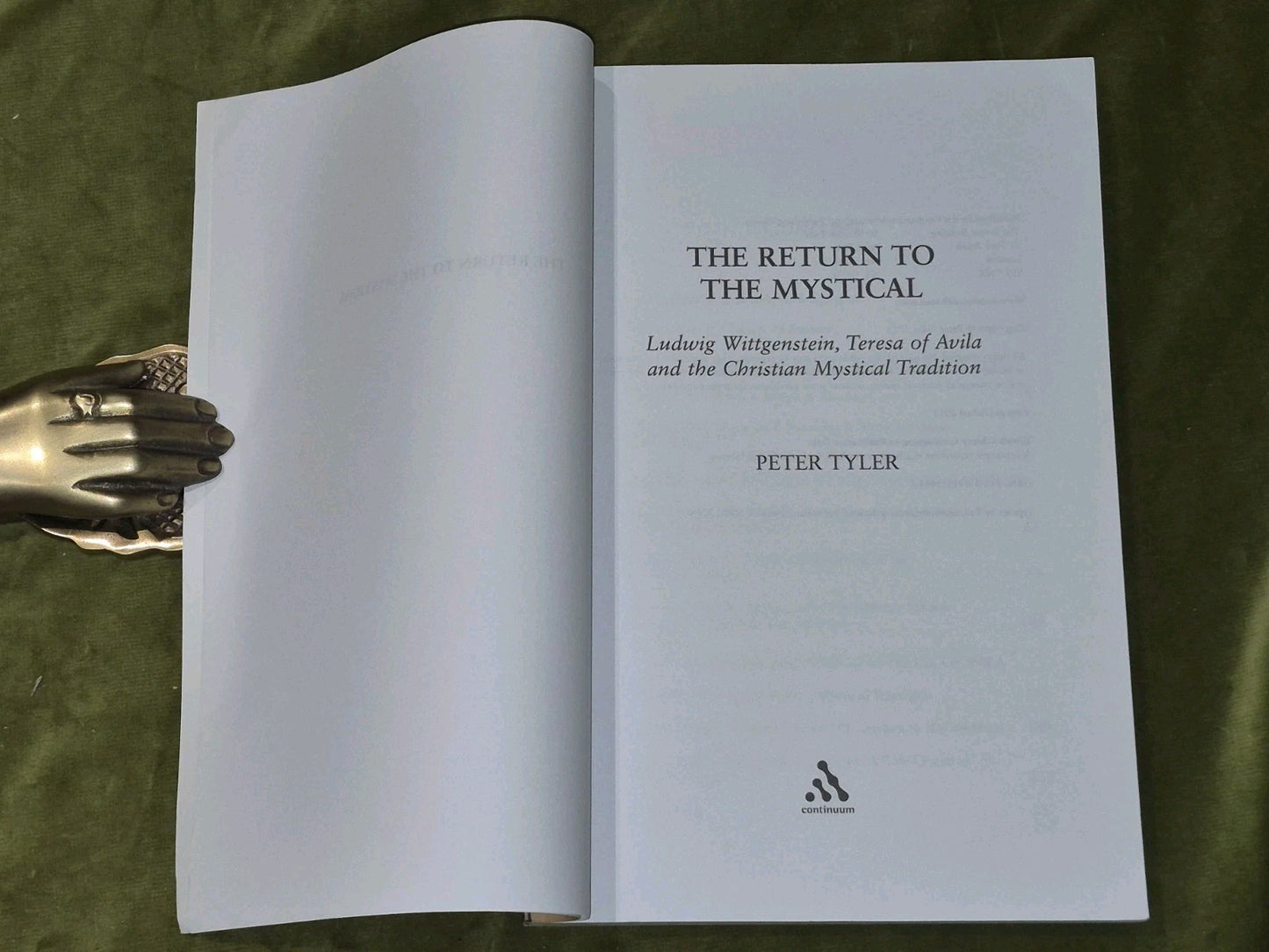 Return to the Mystical  Peter Tyler paperback3
