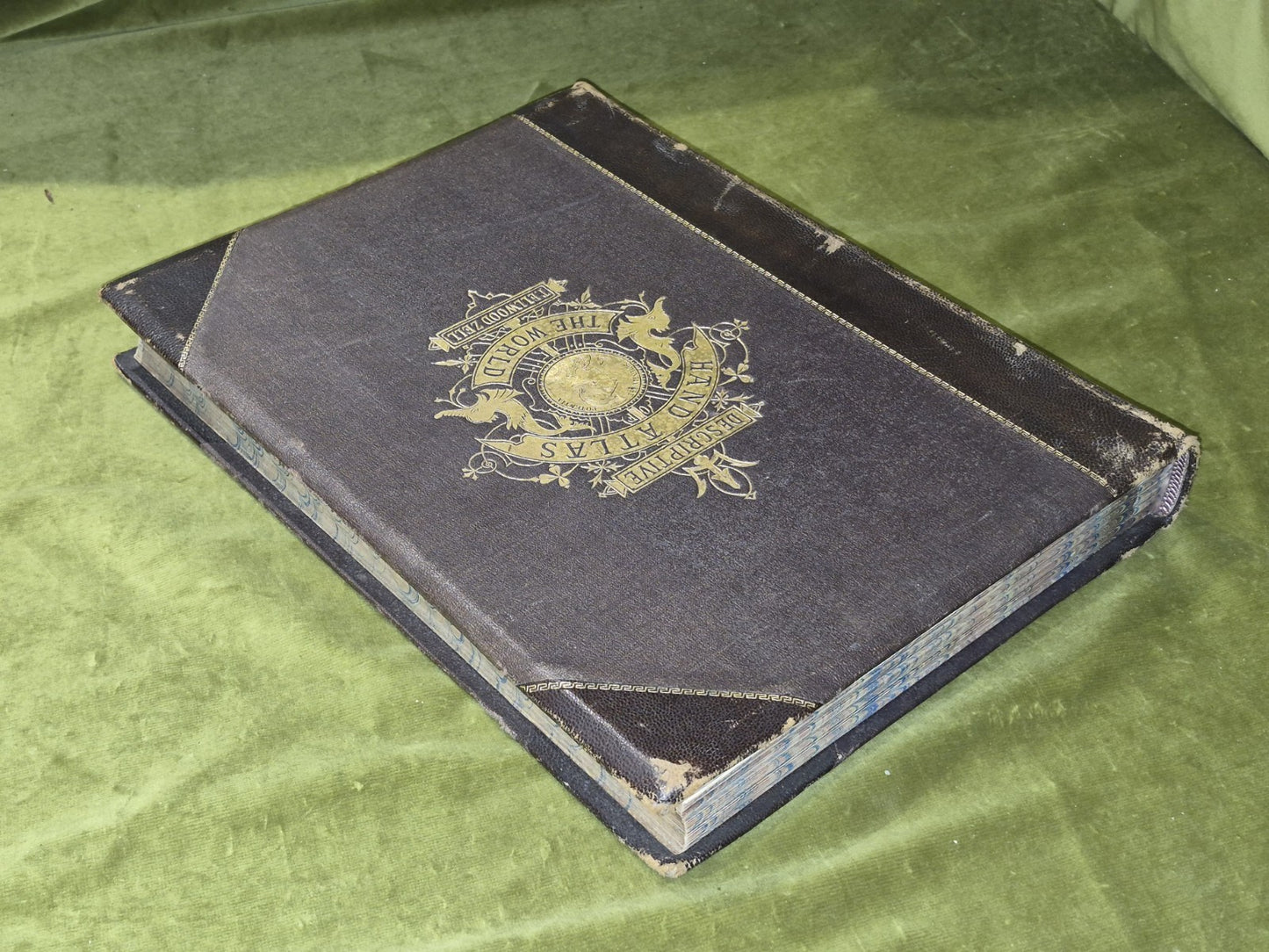Zell's Descriptive Hand Atlas of The World (1875) John Bartholemew Ellwood Zell5