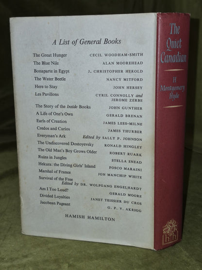 The Quiet Canadian, The Secret Service Story of Sir William Stephenson Third Imp1