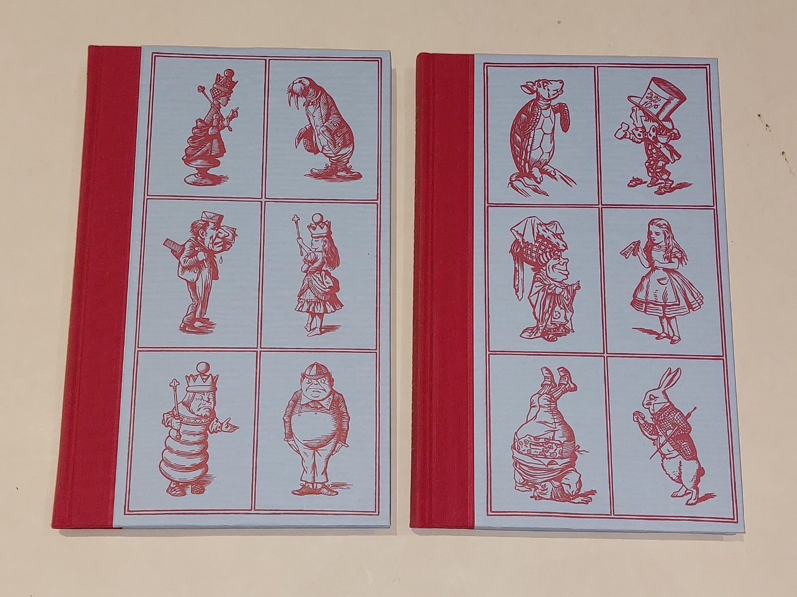 Through The LookingGlass & Alice's Adventures In Wonderland [2 Vols] 1990 Hb3