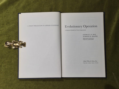 Wiley Series in Probability and Mathematical Statistics Evolutionary Operation4