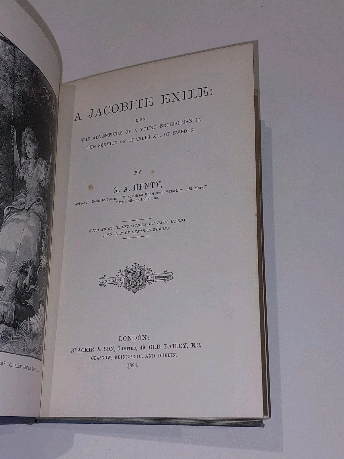 A Jacobite Exile - G.A. Henty, HC (1894)2