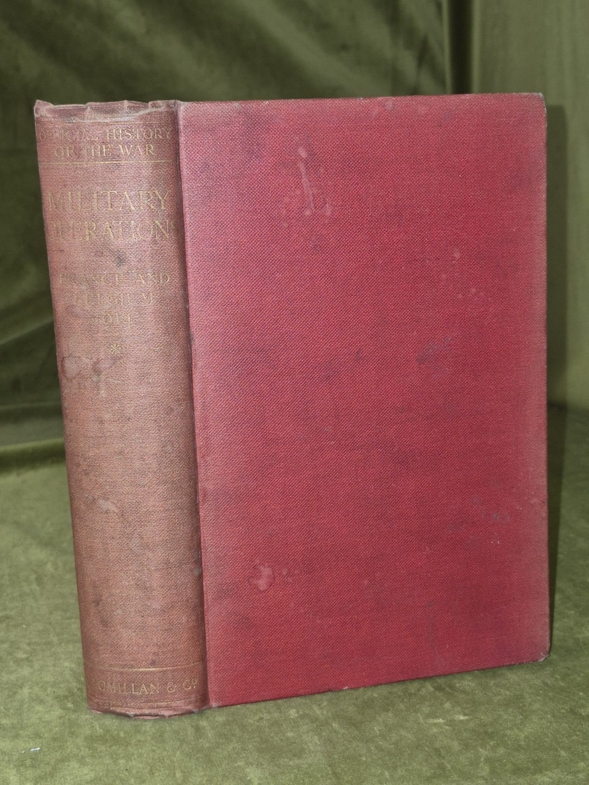 Official History of the War: Military Operations: France and Belgium, 1914 1st E0