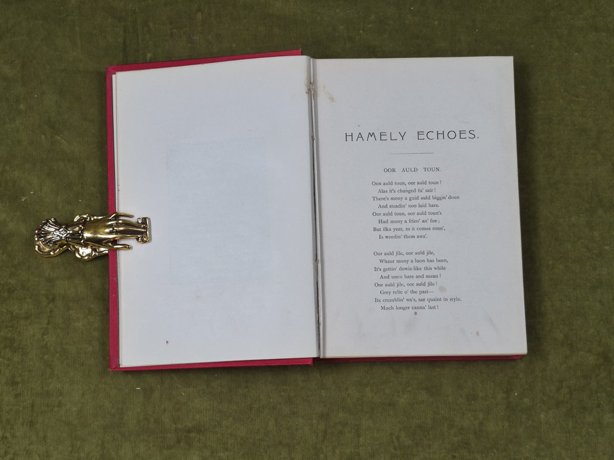 Hamely Echoes from An Auld Toun by Hugh Muir , Aird and Coghill 1899 1st HB5