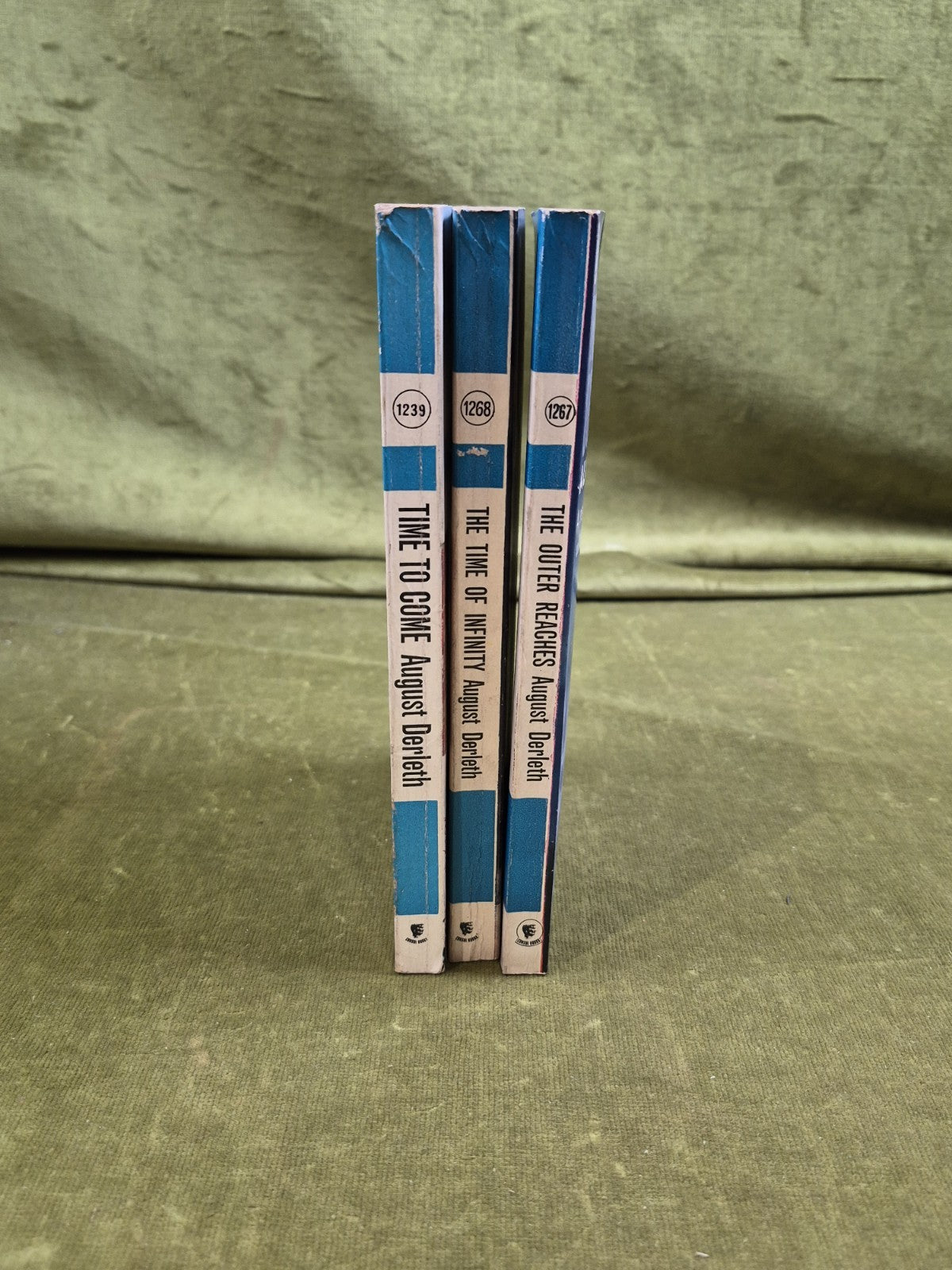 August Derleth Consul PBs : Time to come, Outer  Reaches, Time of Infinity 1960s2