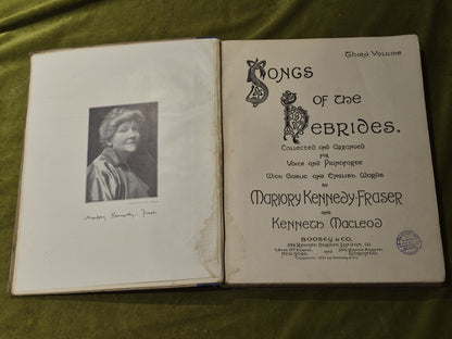 Songs of the Hebridies Volume 3 - Marjory Kennedy-Fraser 1921 Hardcover5